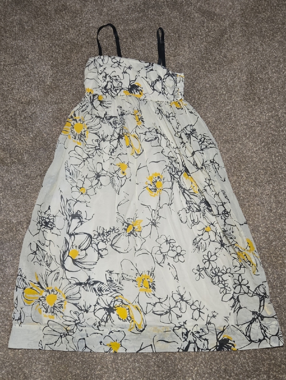 Anthropologie Chrysanthemum Maxi Dress